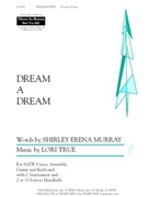Dream a Dream by True Lori - Shirley Erena Murray - for GuitarPt