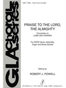 Concertato on Praise the Lord the Almighty by - Powell Robert - for SATB