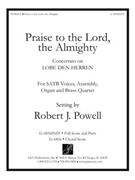 Concertato on Praise the Lord the Almighty by - Powell Robert - for Inst Pak