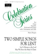 Two Simple Songs for Lent - Instrument edition