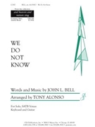 We Do Not Know - Guitar edition