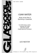 I Saw Water - Full Score and Parts