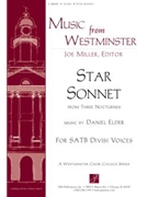 Star Sonnet from Three Nocturnes by Elder Daniel for SATB divisi