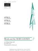 Still, Still, Still - Full Score and Parts