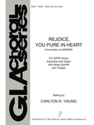 Rejoice, You Pure In Heart - Full Score and Parts