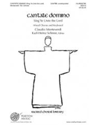 Cantate Domino (Sing Ye Unto the Lord) by Monteverdi Claudio for SSATBB