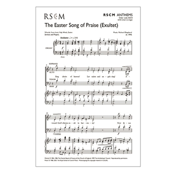 The Easter Song of Praise (Exultet)