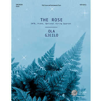Rose by Gjeilo Ola for SA Full Score and String Quartet Parts