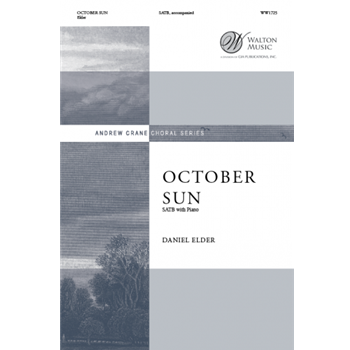 October Sun by Elder Daniel for SATB and Piano