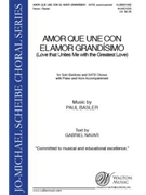 Amor que une con el amor grandisimo (Love that Unites Me with the Greatest Love)