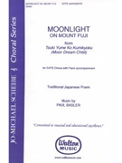 Moonlight on Mount Fuji