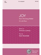 Joy from The Song Maker by Juneau Thomas Teasdale Sara for SA and Piano