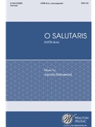 O Salutaris by Narverud Jacob J for SATB divisi a cappella