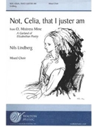 Not, Celia, that I juster am (from O, Mistress mine)