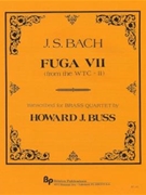 Fuga VII - brass quartet by Bach Johann Sebastian - Buss Howard - for Brass Quartet