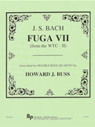 Fuga VII - 2 oboes English horn and bassoon - score and parts by Bach Johann Sebastian - Buss Howard - for