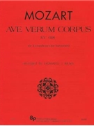 Ave Verum Corpus - 4 trombones (or bassoons) - score and parts by Mozart Wolfgang Amadeus - Buss Howard - for