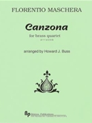Canzona - brass quartet - score and parts by Florentio Maschera - Buss Howard - for