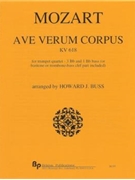 Ave Verum Corpus - 4 trumpets - score and parts by Mozart Wolfgang Amadeus - Buss Howard - for