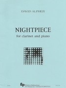Nightpiece - clarinet and piano - score and part by Alpher David for