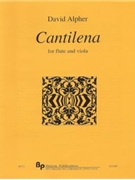 Cantilena - flute and viola - 2 scores by Alpher David for