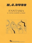 Fantasia - flute clarinet and piano - score and parts by Buss Howard for