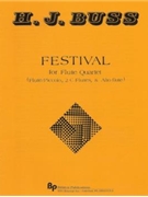 Festival - 4 flutes - score and parts by Buss Howard for