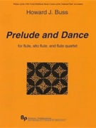 Prelude and Dance 6 clar - solo flute and solo alto flute with flute quartet: 2 C alto & bass - by Buss Howard for