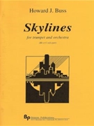 Skylines - trumpet and orchestra (score and parts) - score and parts by Buss Howard for
