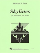 Skylines - clarinet and piano - score and part by Buss Howard for