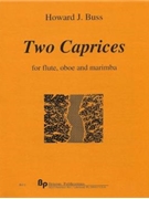 Two Caprices - flute oboe and marimba - score and parts by Buss Howard for