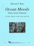 Ocean Moods "Three Sonic Portraits" - flute clarinet violin viola cello - score and parts by Buss Howard for