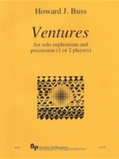 Ventures - euphonium and one (or two) percussion - score and parts by Buss Howard for