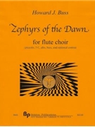 Zephyrs of the Dawn - flute choir - score and parts by Buss Howard for