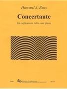 Concertante - euphonium tuba and piano - score and parts by Buss Howard for