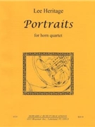Portraits - French horn quartet - score and parts by Heritage Lee for