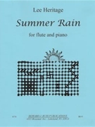 Summer Rain - flute and piano - score and part by Heritage Lee for