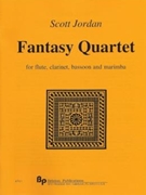 Fantasy Quartet - flute clarinet bassoon and marimba - score and parts by Jordan Scott for