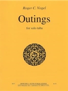 Outings - solo bass trombone (or tuba) - solo part by Vogel Roger C for