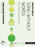 Song Without Words by Holst Gustav - Herndon John - for 9 Percussion