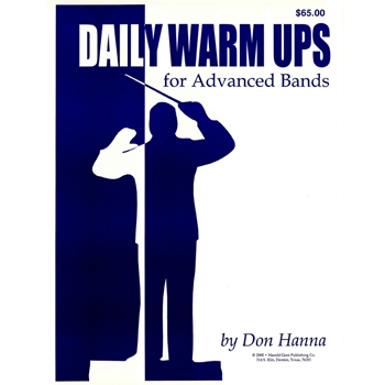 Daily Warm Ups For Advanced Bands by Hanna Don for Concert Band