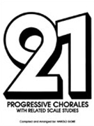 21 Progressive Chorales by - Gore Harold R - for Alto Saxophone 1