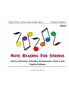 Note Reading For Strings Teacher's Addition by Eugenia Goldman by Goldman Eugenia for