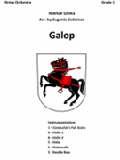 Gallop - String Orchestra ePrint by Gliere Reinhold - Goldman Eugenia - for