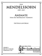 Andante from the Reformation symphony