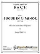 Little Fugue in G Minor for Flute Quartet