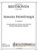 Adagio from the Pathetique Sonata for Violin and Piano