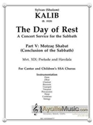 Day of Rest  - 19 Prelude and Havdala