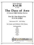 Days of Awe - 15 Kol Nidrei