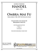 Ombra mai fu (Alto)